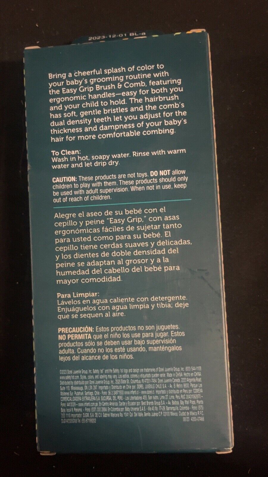 Safety 1st Easy Grip Brush & Comb Set - NEW!!