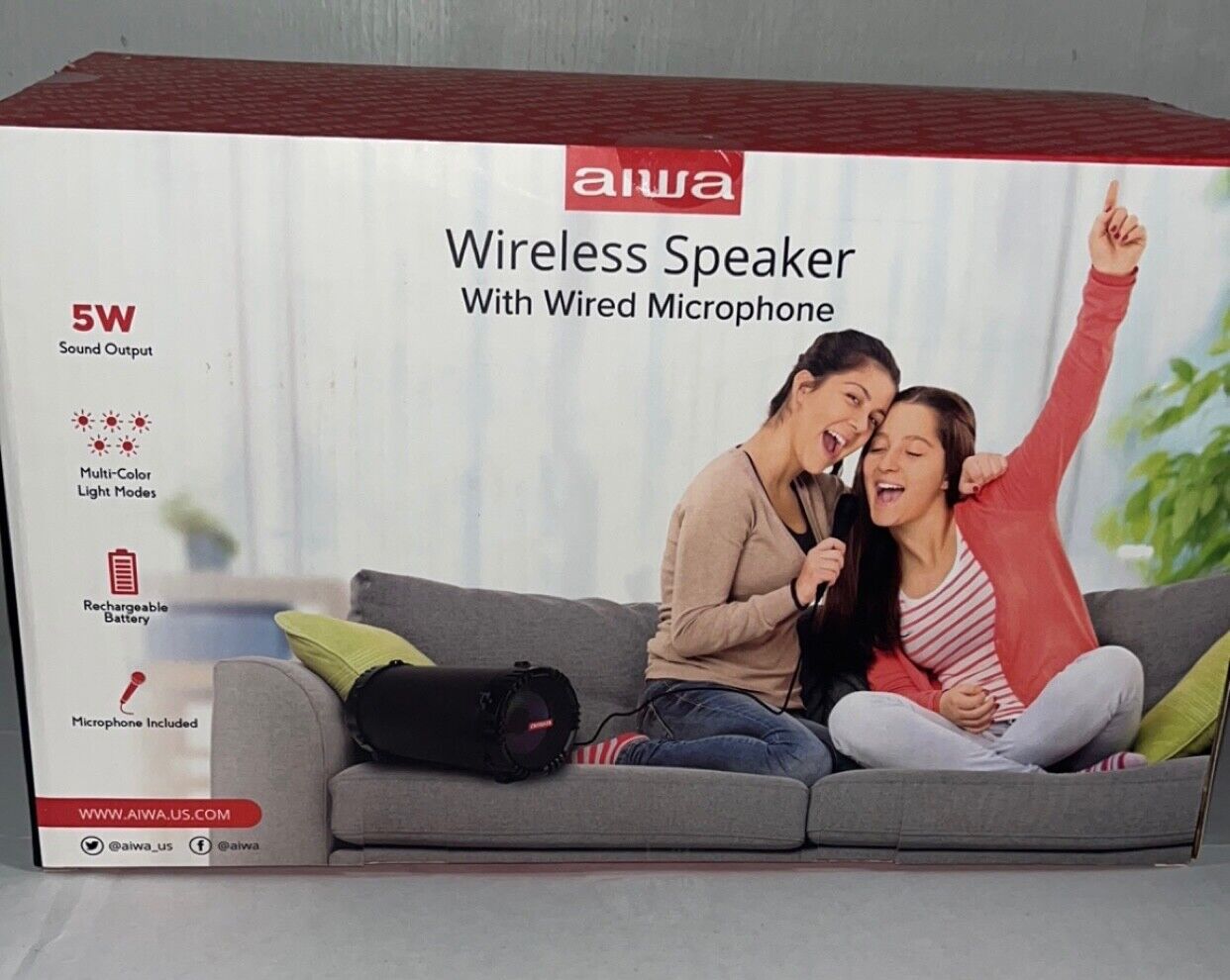 AIWA Wireless Party Speaker, IPX7, AI6003 - NIB!