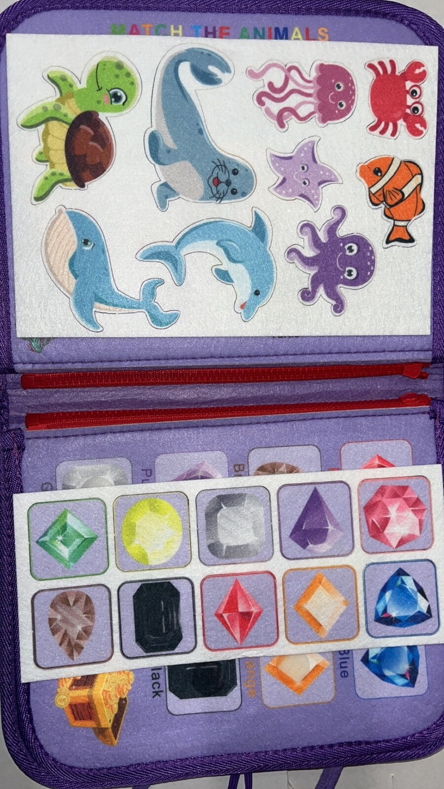 Toddler Busy Board - Montessori Toys for 1-3 Year Old Boy Birthday Gift, Blue