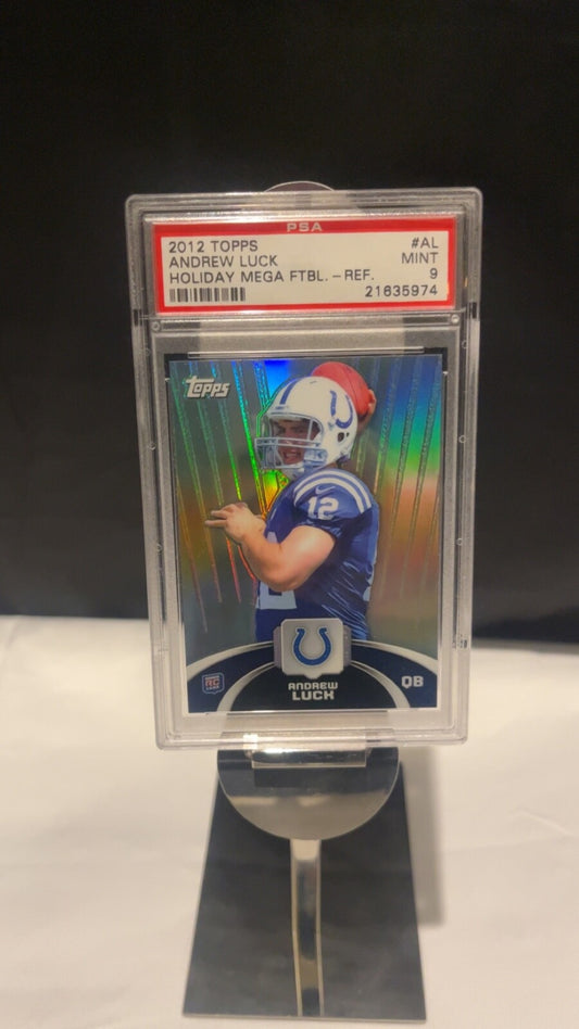 2012 Topps Andrew Luck RC Rookie PSA 10 RARE Refractor  COLTS