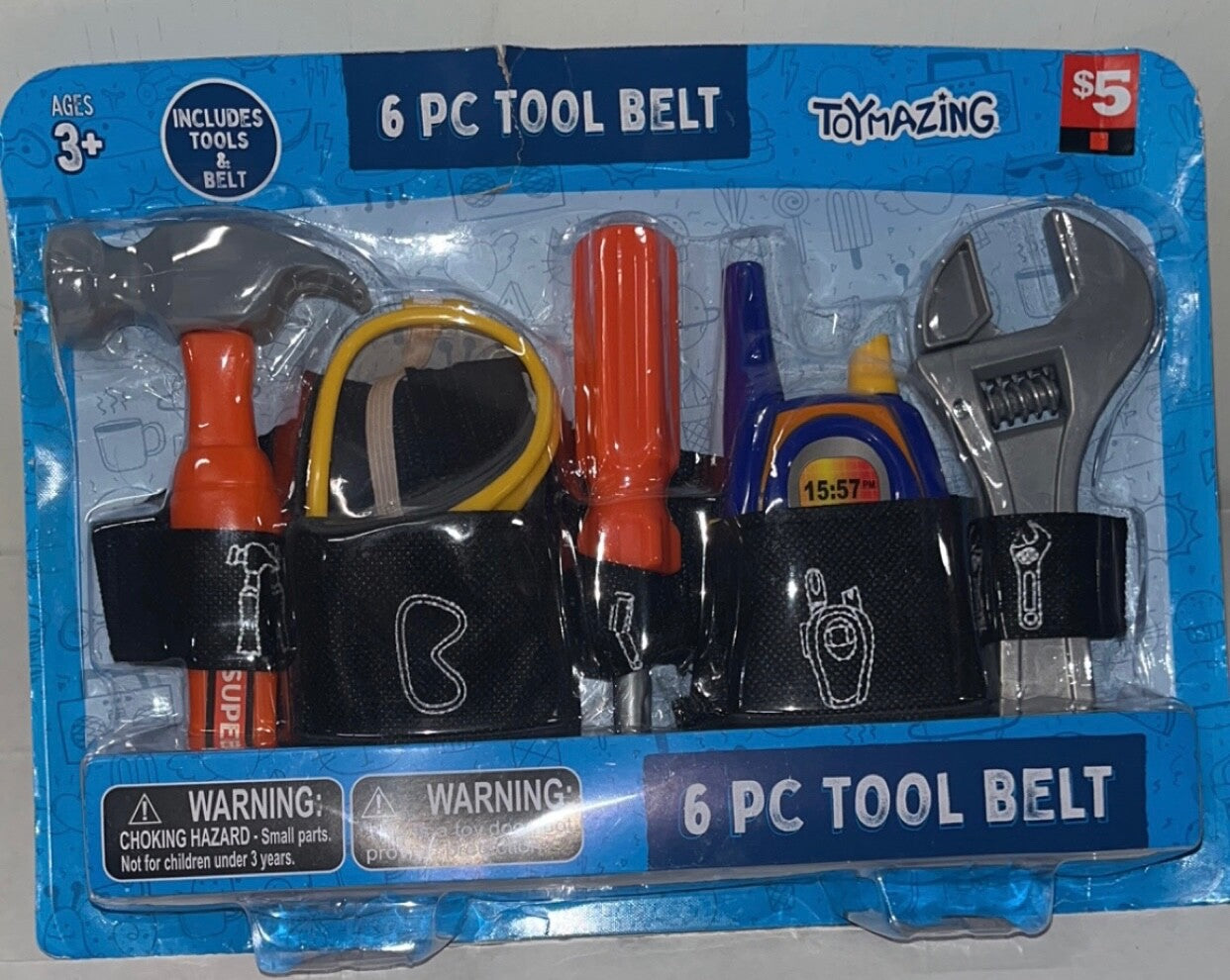 Toymazing 6 Piece Tool Belt