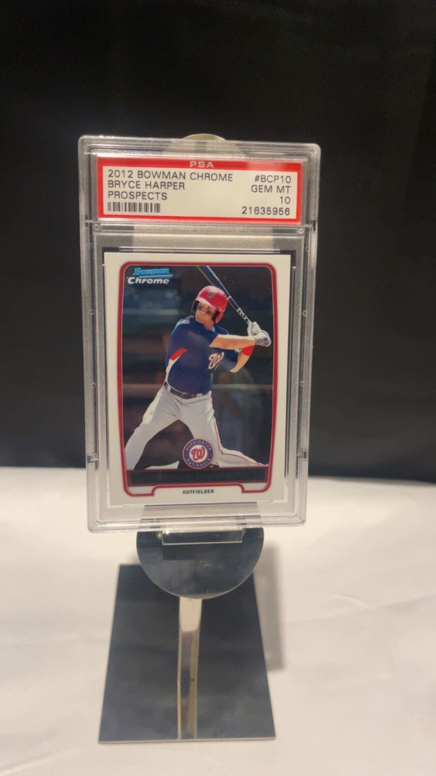 2012 Bowman Bryce Harper Prospects - PSA 10 - FREE SHIPPING!