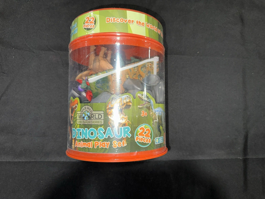 Dinosaur Bundle! 22 Pieces! NEW & Sealed Wild Wild World Bucket Dinosaurs!