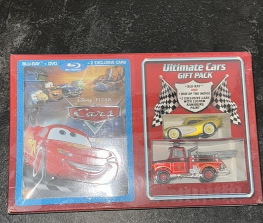 Disney Pixar Cars BLU RAY+DVD Ultimate Gift Pack ! NEW! OOP! FREE SHIPPING!