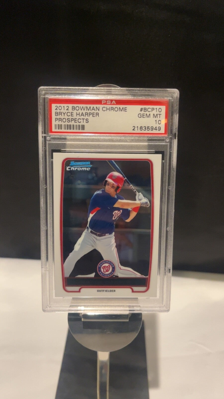 2012 Bowman Chrome - Bryce Harper - PSA 10