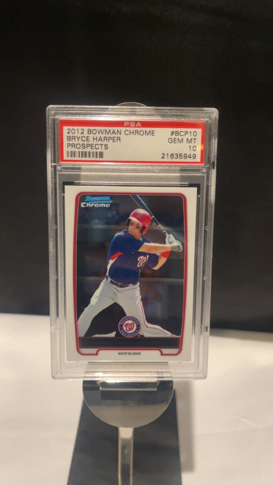 2012 Bowman Chrome - Bryce Harper - PSA 10