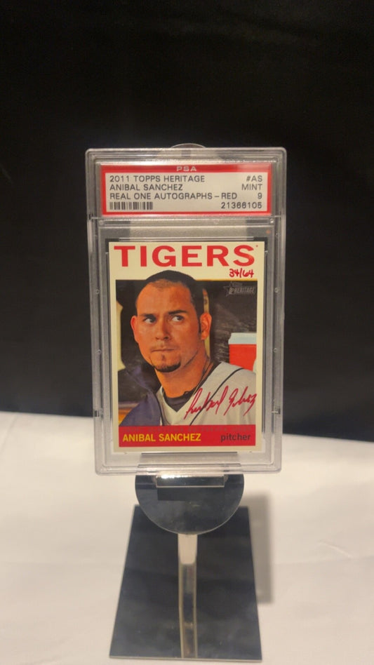 Anibal Sanchez - 2011 TOPPS PSA 9 - Real One Autographs
