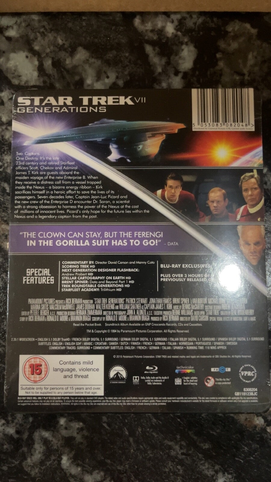 Star Trek: Generations (DVD, 1998, Widescreen)