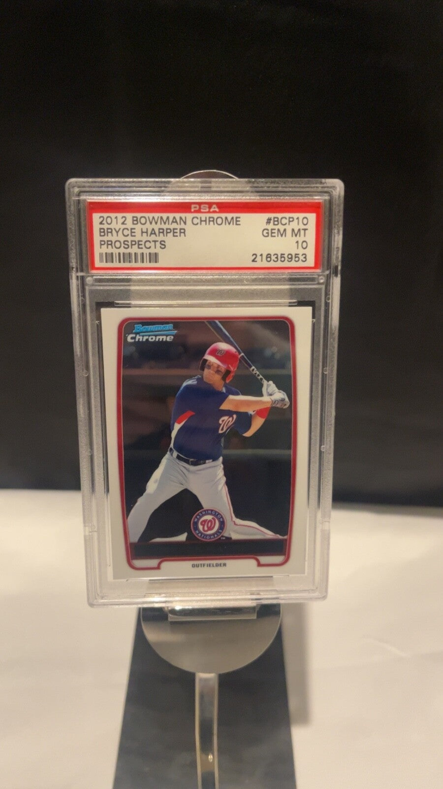 2012 Bowman Bryce Harper - PSA 10 - FREE SHIPPING!