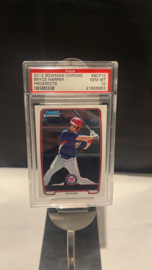 2012 Bowman Bryce Harper - PSA 10 - FREE SHIPPING!