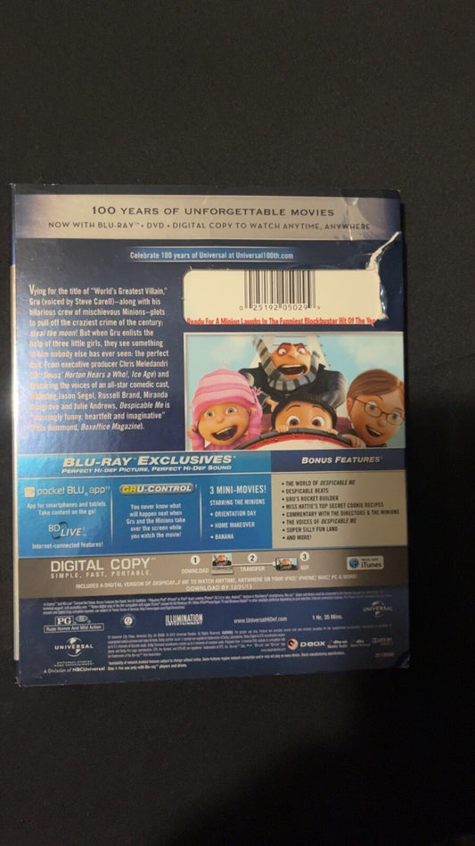 Despicable Me (Blu-ray, 2010)
