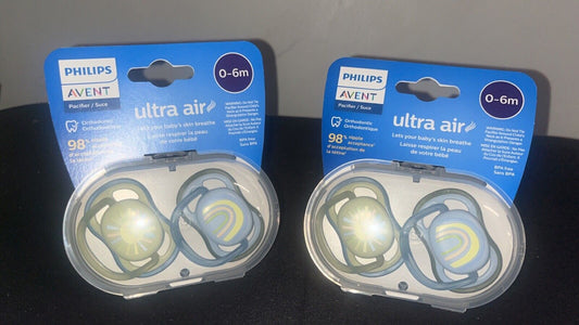 Philips AVENT Classic Pacifier, 6-18 months, Pack Of 3 New