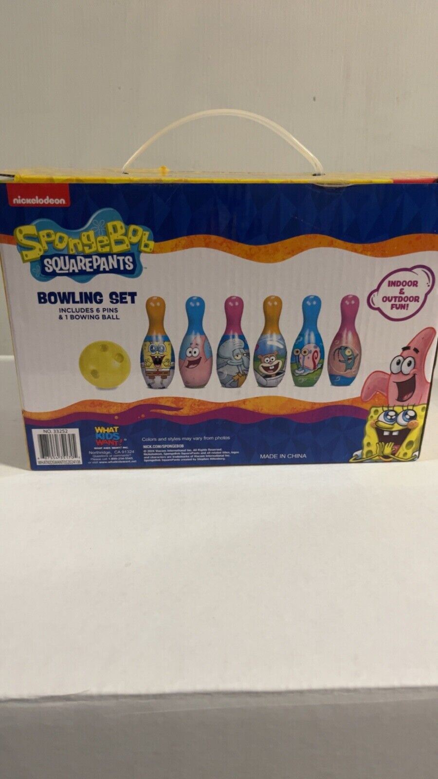 Spongebob Bowling Set - NEW!