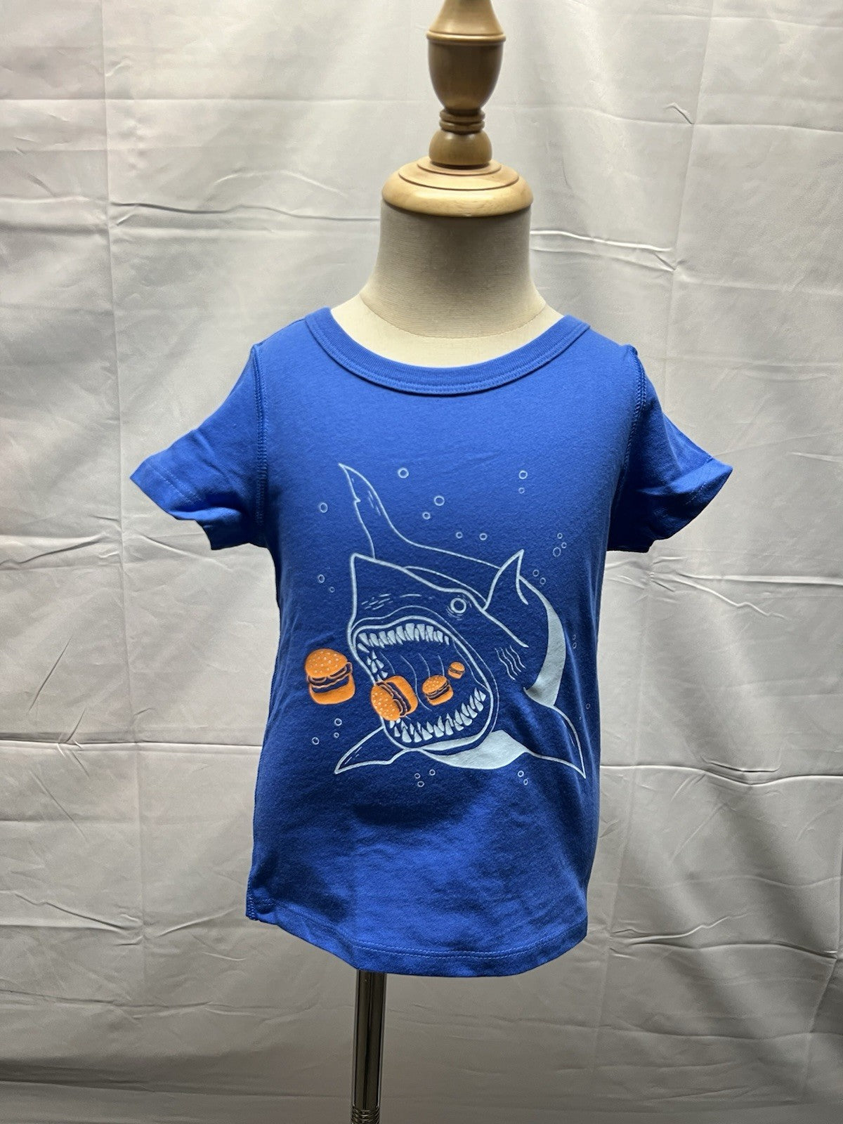 Cat And Jack Blue Shark Shirt 2T -NWT!