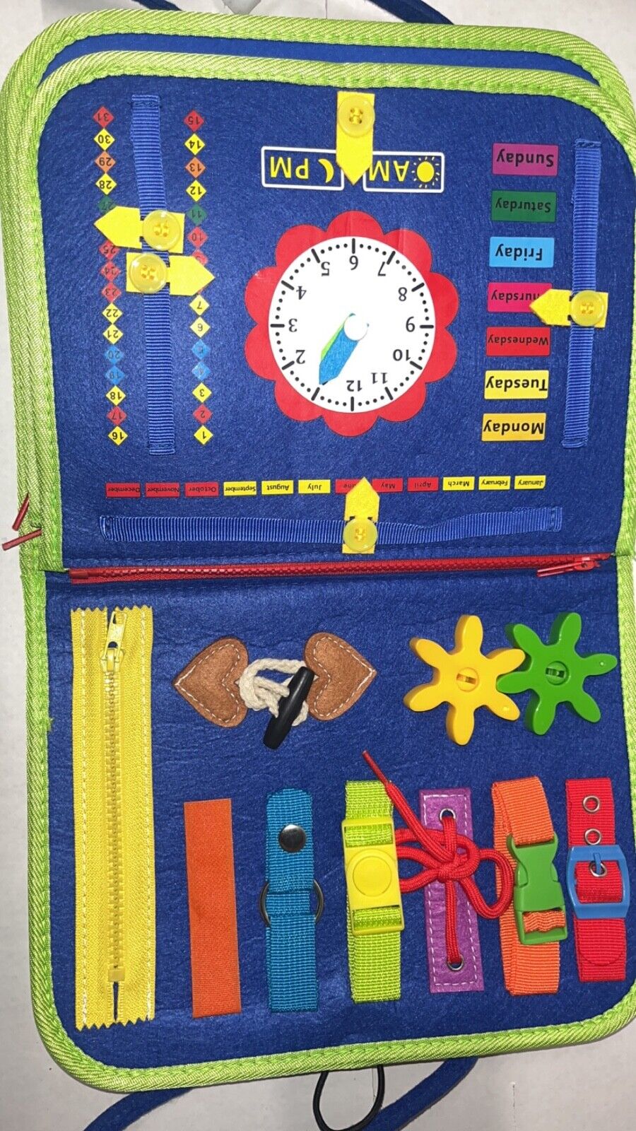 Toddler Busy Board - Montessori Toys - NEW- FREE SHIPPING!!