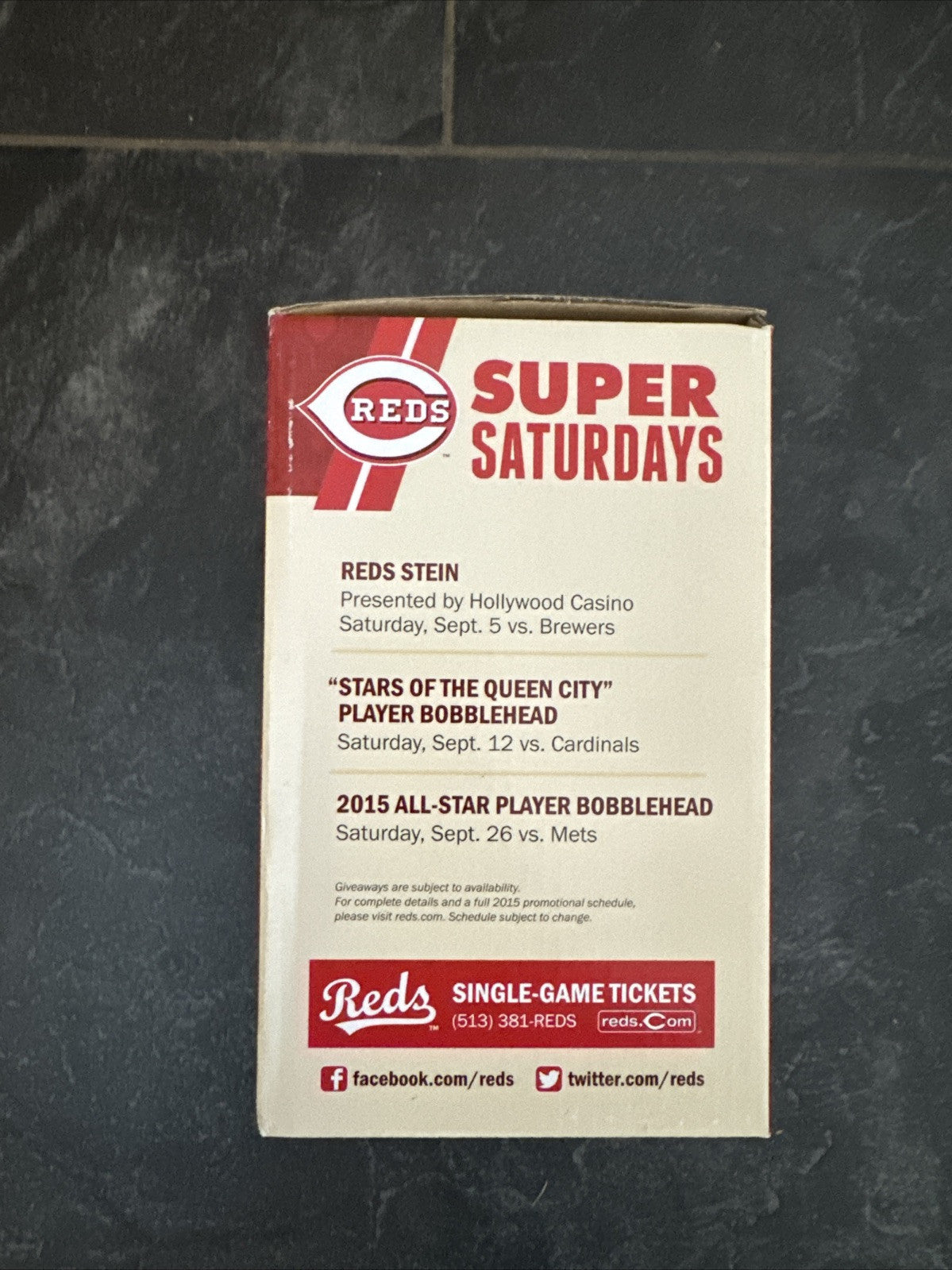 Tony Perez 2015 Cincinnati Reds Hall of Fame Replica Statue - NEW - FREE SHIP