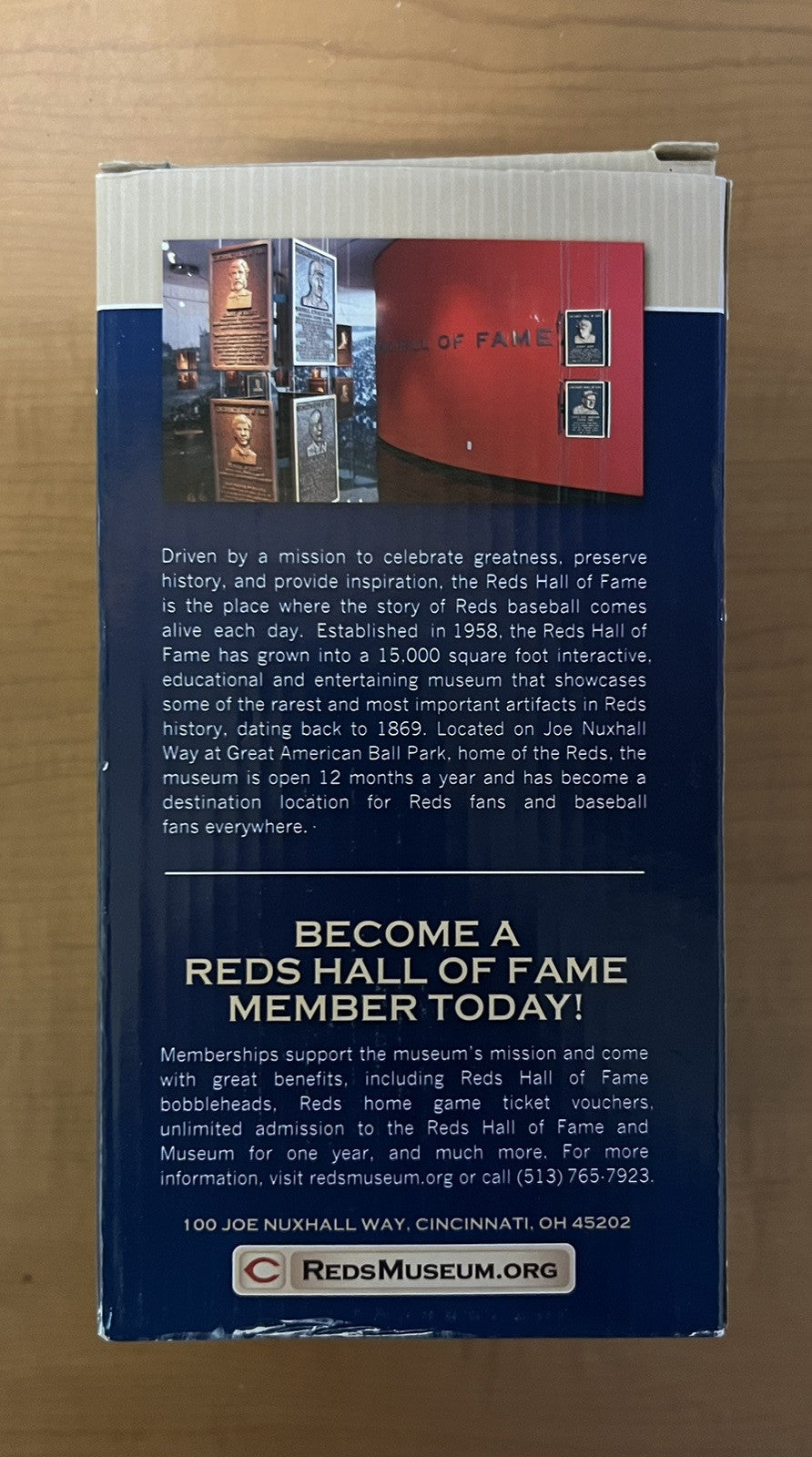 Reds JIM O'TOOLE 2014 SGA Commemorative Bobblehead