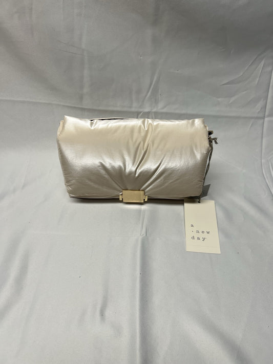 A New Day Champagne  Clutch W/Strap