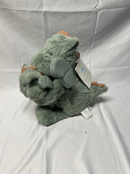 Cloud Island Green Dragon Plush Toy Rattle Set  Target Stuffed Animal NEW Tags