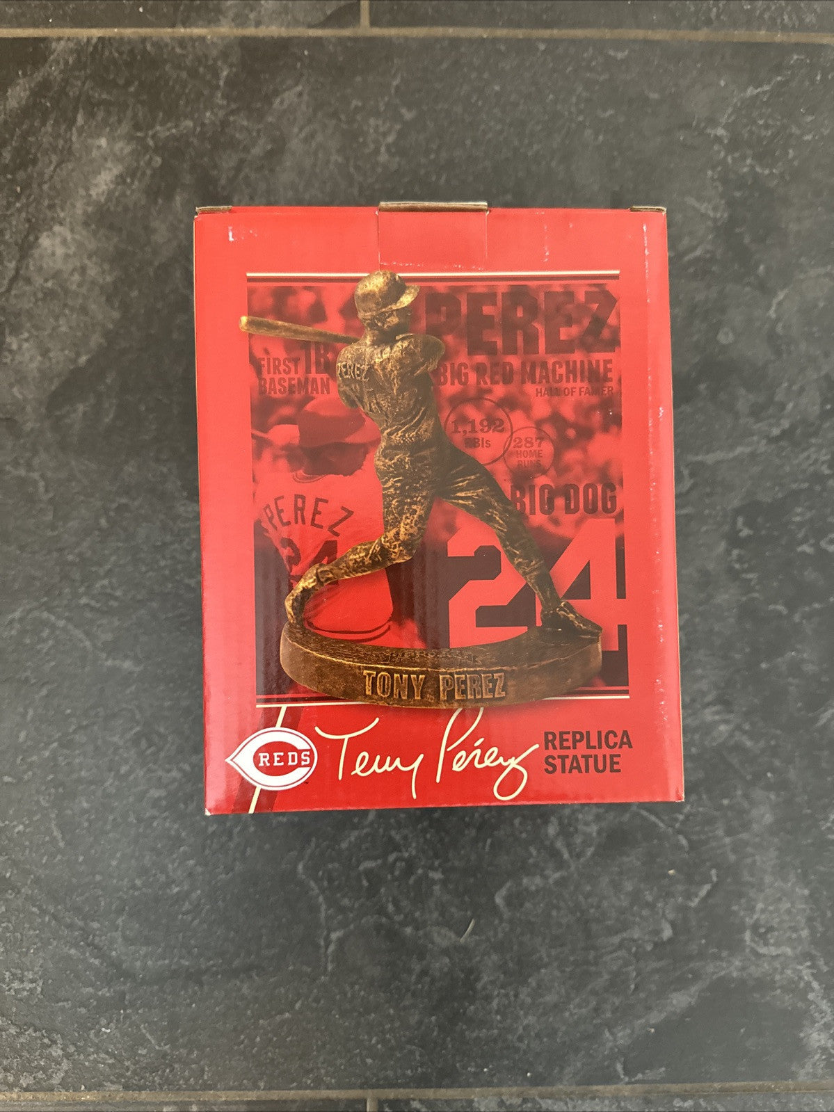 Tony Perez 2015 Cincinnati Reds Hall of Fame Replica Statue - NEW - FREE SHIP