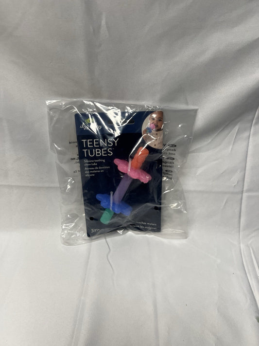 Teensy Tube Teether, Textured Silicone for Front Teeth & Back Molars