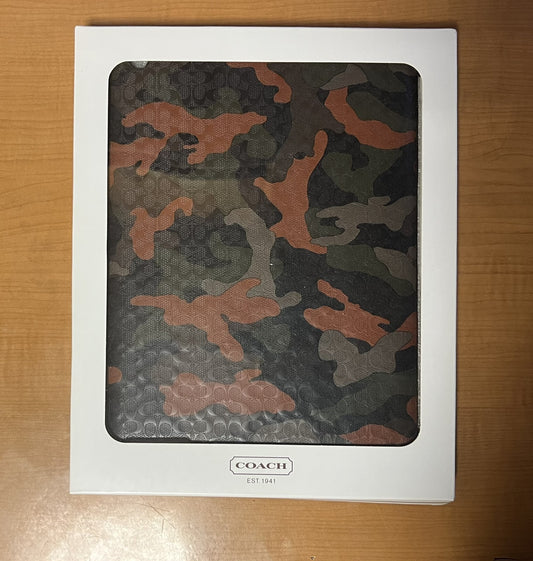Coach Ipad Case Camo Pattern