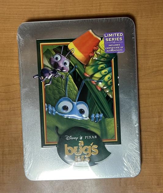 A BUG'S LIFE Disney Movie Club Exclusive DVD TIN set Limited Series 🐛* New * 🐛